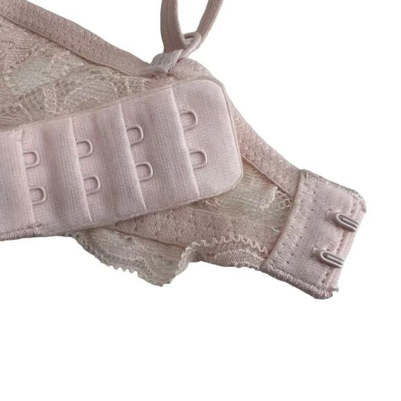 Victoria's Secret Very Sexy Ballerina Pink Lace Push-Up Bra 34C - Picture 8 of 9